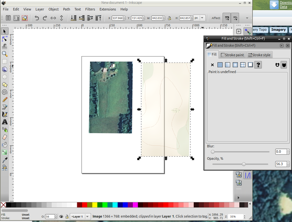 Setting topo opacity Setting opacity for topo